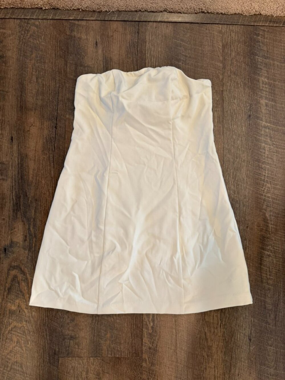 a new day White Strapless Mini Dress - Women's Size 10